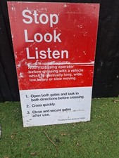 Stop look listen for sale  WISBECH