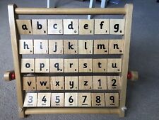 Kids wooden alphabet for sale  LEICESTER