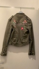 Giacchetto jeans verde usato  Buti