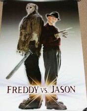 Usado, Raro pôster de filme de terror Freddy vs Jason 27 x 40" - Ziguezague Alemanha Back to Back comprar usado  Enviando para Brazil