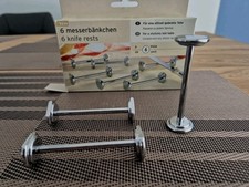Messerbänkchen verchromt 6tlg gebraucht kaufen  Urbar