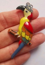 Vintage enamel parrot for sale  LINCOLN