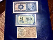 Banknotes czech republic for sale  LONDON