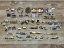 Lote De Colección Para Hombres Barras de Corbata Alfileres de Corbata Cuello Clip Gemelos Juegos Swank segunda mano  Embacar hacia Mexico