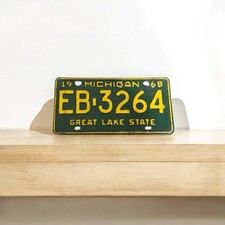 Michigan 1968 license for sale  Tallahassee