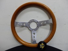 Volante de madeira momo Super INDY, diâmetro aprox. 31,5 cm, com hor #PC0N9U comprar usado  Enviando para Brazil