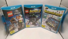 Pacote Wii U | Nintendo Land | Lego Batman 3 | Lego Jurassic World | Manuals Inc comprar usado  Enviando para Brazil