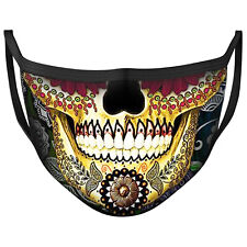 Máscara facial SUGAR SKULL lavável reutilizável boneca de açúcar caveira mexicana máscara de presente  comprar usado  Enviando para Brazil