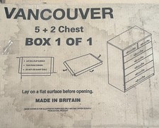 Vancouver wooden chest for sale  WELLINGBOROUGH
