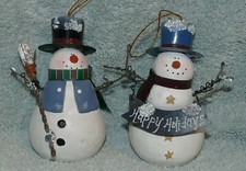Cute resin snowmen for sale  Everson