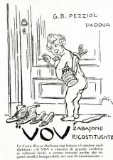 PUBB.1916 VOV ZABAIONE RICOSTITUENTE G.B. PEZZIOL PADOVA CUPIDO AMORE EROS 12X18 comprar usado  Enviando para Brazil