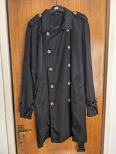 Mens black pvc for sale  LUTON