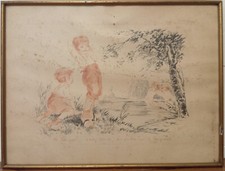 Gravures encadrées illustrate d'occasion  Bois-Guillaume