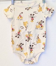 Macacão Disney Baby Natural Classic Characters Mickey Pateta Donald 24m (717m) comprar usado  Enviando para Brazil