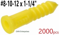 Ribbed plastic anchors for sale  Simi Valley