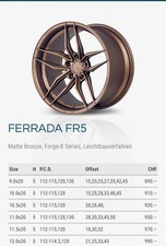 Ferrada fr5 concave gebraucht kaufen  Elmenhorst