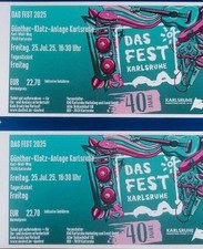 Tickets fest karlsruhe gebraucht kaufen  Nürnberg