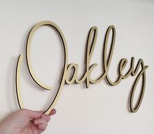 Personalised wooden name for sale  NORTHAMPTON