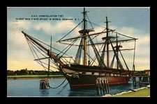 Linen postcard uss for sale  West Chester