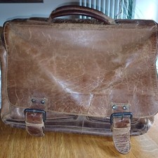 Aktentasche vintage braun gebraucht kaufen  Arnstorf