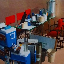 Juego de Sillas de Mesa para Camping Catering 6 Personas Ducha Solar Coolbox Nuevo F1 segunda mano  Embacar hacia Mexico