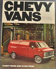 1977 Chevrolet Van Brochura Sportvan Caravan Nomad Truck Excelente Original 77 comprar usado  Enviando para Brazil