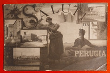 Cartolina saluti perugia usato Cartolina saluti perugia usato  Pistoia