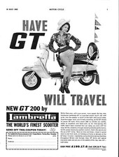1963 advert lambretta for sale  SIDCUP