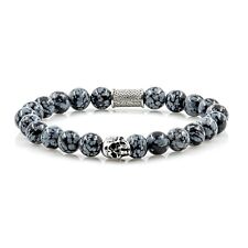 Snowflake bsidian armband gebraucht kaufen  München