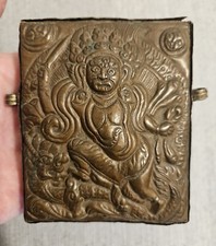Ancien reliquaire tibet d'occasion  Pommerit-Jaudy
