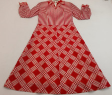 Vintage kleid rot gebraucht kaufen  Rastatt