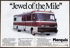 Usado, 1987 MARQUIS RV Vintage Original 2 páginas Impressão AD | Chassi de ônibus Motorhome Gillig comprar usado  Enviando para Brazil