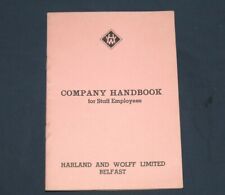 Harland wolff company for sale  LONDON