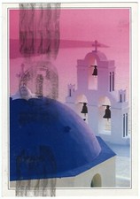 Santorini cupola blu usato  Zugliano