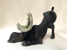 Moose figurine log for sale  Fort Myers