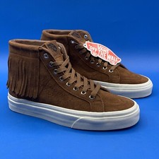 Sapatos VANS Camurça SK8-Hi Moc Couro Marrom Franja 721277 - Tamanho Feminino EUA 5.5 comprar usado  Enviando para Brazil