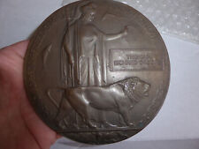 Ww1 genuine death for sale  WREXHAM