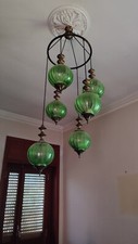 Lampadario lanterne verdi usato  Casarano