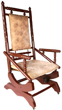 Antique upholstered oak for sale  Brunswick