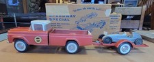 1960 Nylint #4000 Ford Speedway picape de aço especial reboque carro  comprar usado  Enviando para Brazil