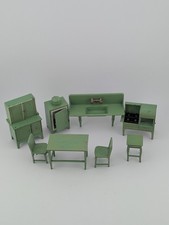 Usado, Conjunto de cozinha miniatura casa de bonecas 1930 TOOTSIE TOY metal fundido 8 peças comprar usado  Enviando para Brazil