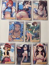 Lote de cartas coleccionables personalizadas Pokemon Anime Waifu arte completo historia de diosa segunda mano  Embacar hacia Argentina