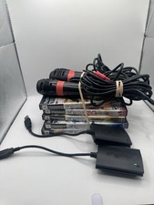 SingStar PS2 5 gier partia Country lata 80. Rocks LegendsAmped 3 mikrofony i 2 klucze sprzętowe, używany na sprzedaż SingStar PS2 5 gier partia Country lata 80. Rocks LegendsAmped 3 mikrofony i 2 klucze sprzętowe, używany na sprzedaż  Wysyłka do Poland