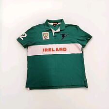 Camisa polo masculina de rugby Ralph Lauren XXL verde Irlanda colorblock #12 rara comprar usado  Enviando para Brazil