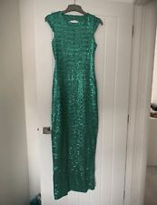 Green sequin long for sale  HAYWARDS HEATH