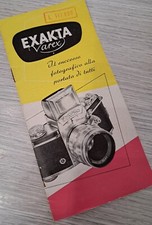 Brochure exakta varex usato  Monza