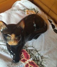 Vintage ceramic cat for sale  BILSTON