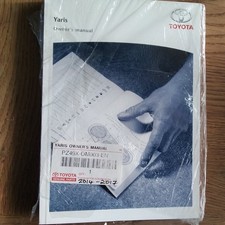 yaris owners manual for sale  POULTON-LE-FYLDE
