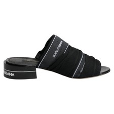 Sandálias femininas Dolce & Gabbana Shoes pretas deslizantes UE35 / US4.5 970usd comprar usado  Enviando para Brazil