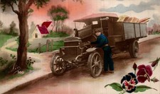 Carte postale camion d'occasion  La Côte-Saint-André